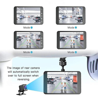 1080P Full HD Dash Cam – Front & Rear Road Coverage