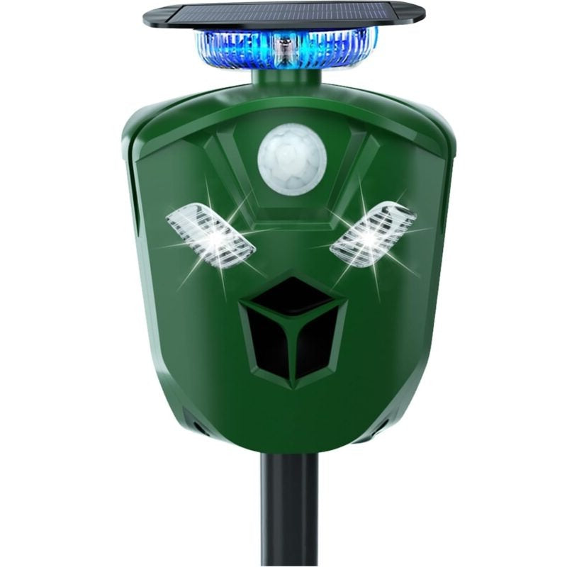 360° Solar Ultrasonic Animal Repeller – Protect Your Property, Naturally