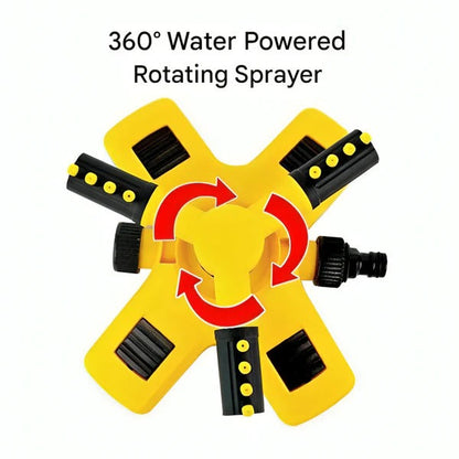 360° Rotating Lawn Sprinkler – Effortless, Even Lawn Watering