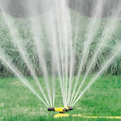 360° Rotating Lawn Sprinkler – Effortless, Even Lawn Watering
