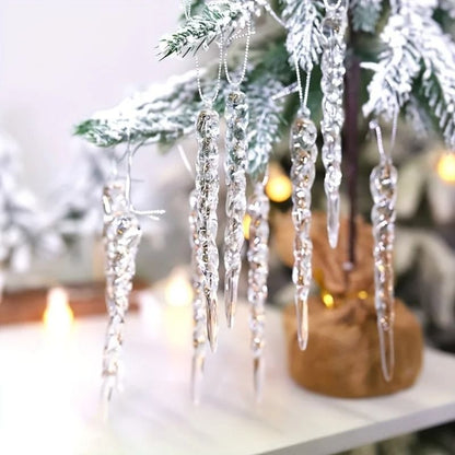 Icicle Ornament Set – Shimmering Winter Sparkle