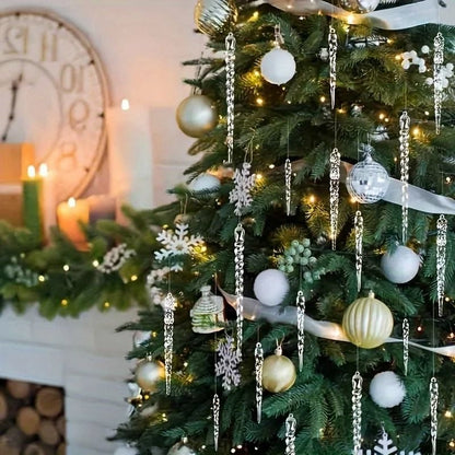 Icicle Ornament Set – Shimmering Winter Sparkle