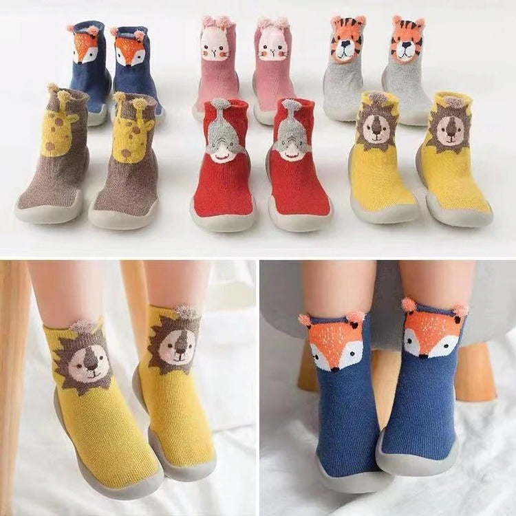 Children's Soft Sole Shoe Socks – Cozy First Steps