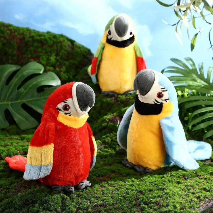Talking & Singing Parrot Plush Toy – The Toy That Talks Back