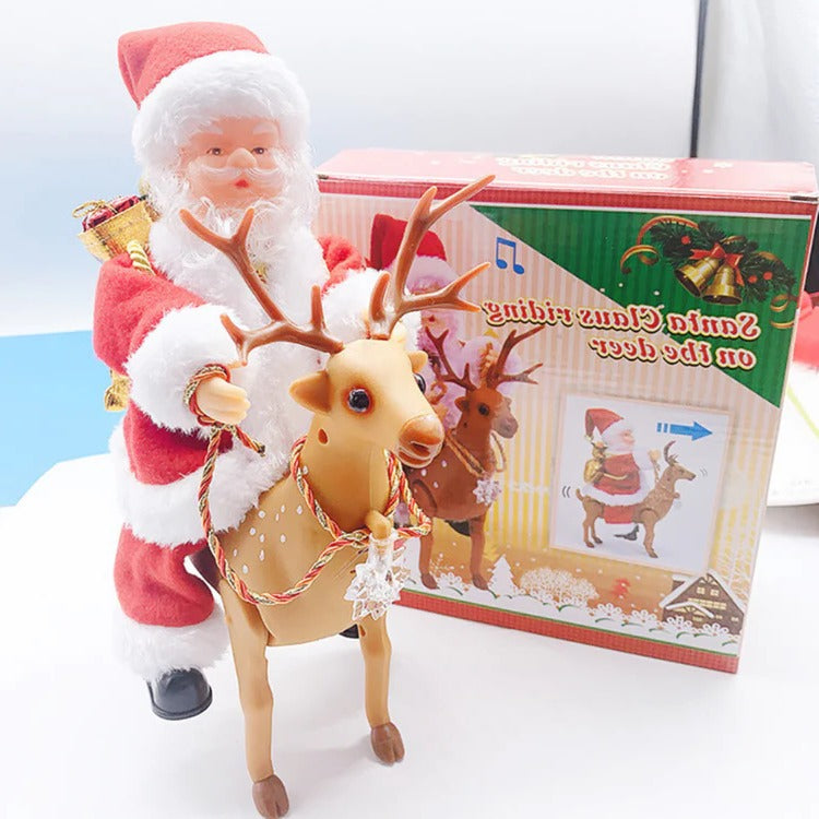 Climbing Santa Holiday Display Toy – Festive Showstopper