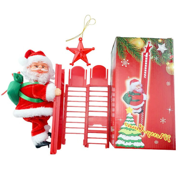 Climbing Santa Holiday Display Toy – Festive Showstopper
