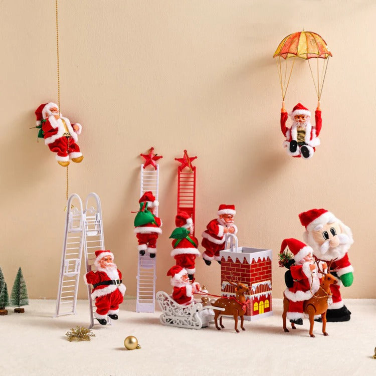 Climbing Santa Holiday Display Toy – Festive Showstopper