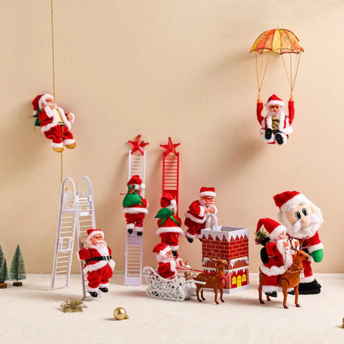 Climbing Santa Holiday Display Toy – Festive Showstopper