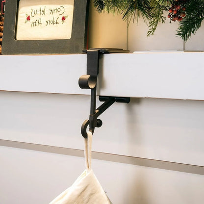 Adjustable Fireplace Stocking Hanger – Perfect Fit for Any Mantle