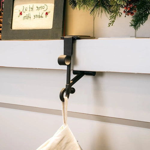 Adjustable Fireplace Stocking Hanger – Perfect Fit for Any Mantle