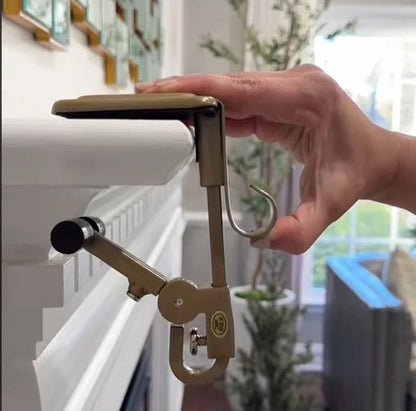 Adjustable Fireplace Stocking Hanger – Perfect Fit for Any Mantle