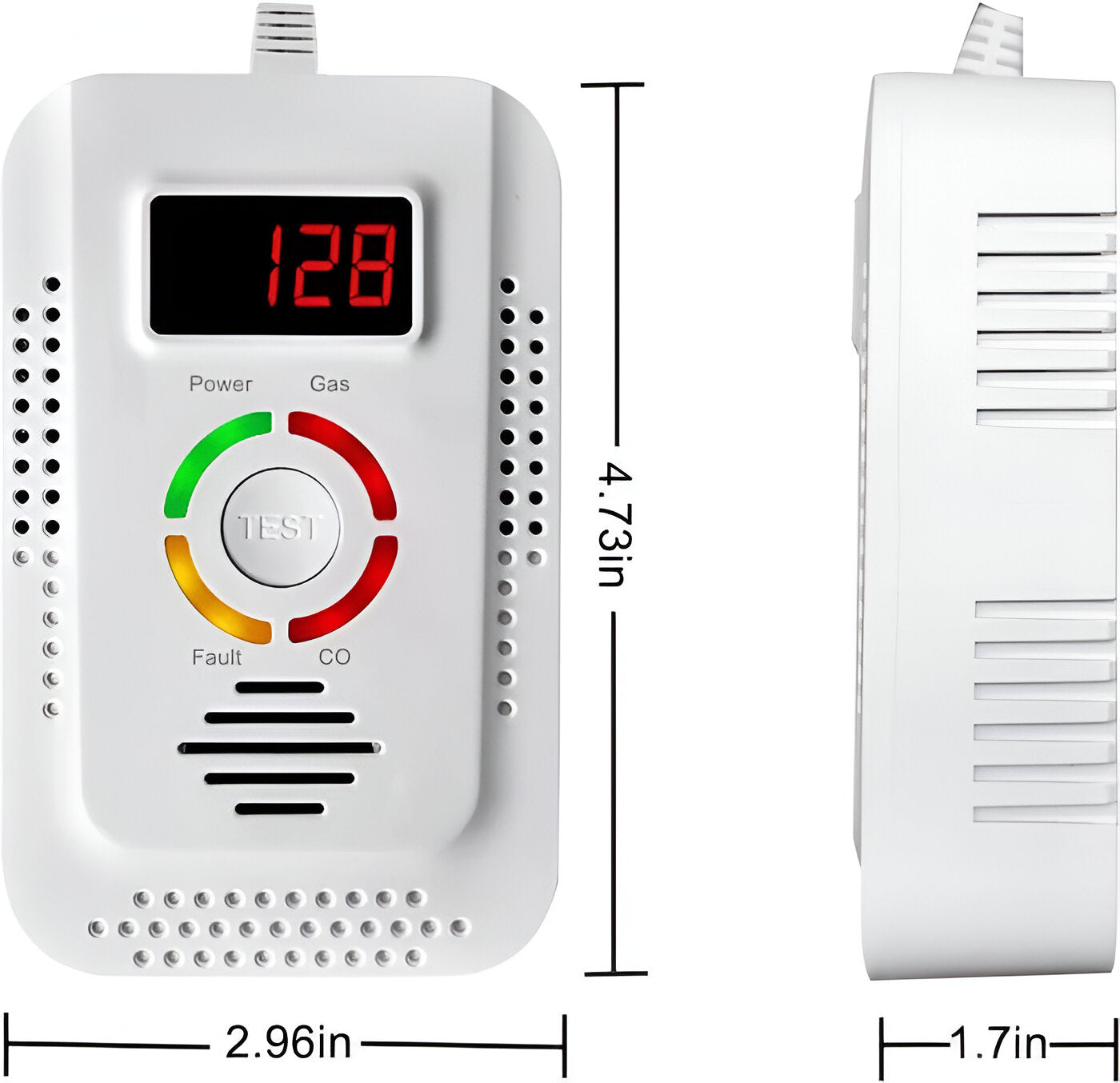 Household Gas & CO Detector – Silent Protection for Your Family