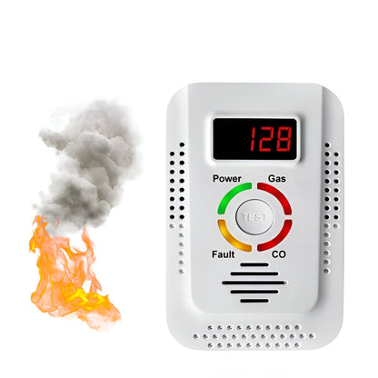 Household Gas & CO Detector – Silent Protection for Your Family