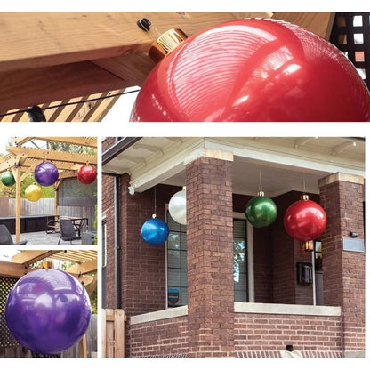 Inflatable Holiday Ball Decoration – Big, Bold Christmas Cheer