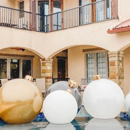 Inflatable Holiday Ball Decoration – Big, Bold Christmas Cheer