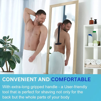 Extended-Reach Back Shaver – Groom Your Entire Back Without Help