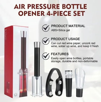 Air-Pump Wine Bottle Opener – Open Any Bottle in Seconds
