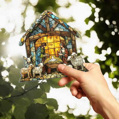 Nativity Suncatcher – A Christmas Scene That Glows in Your Window