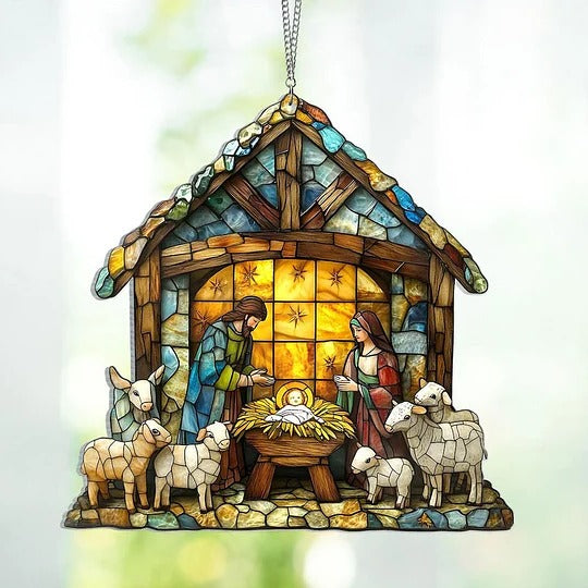 Nativity Suncatcher – A Christmas Scene That Glows in Your Window
