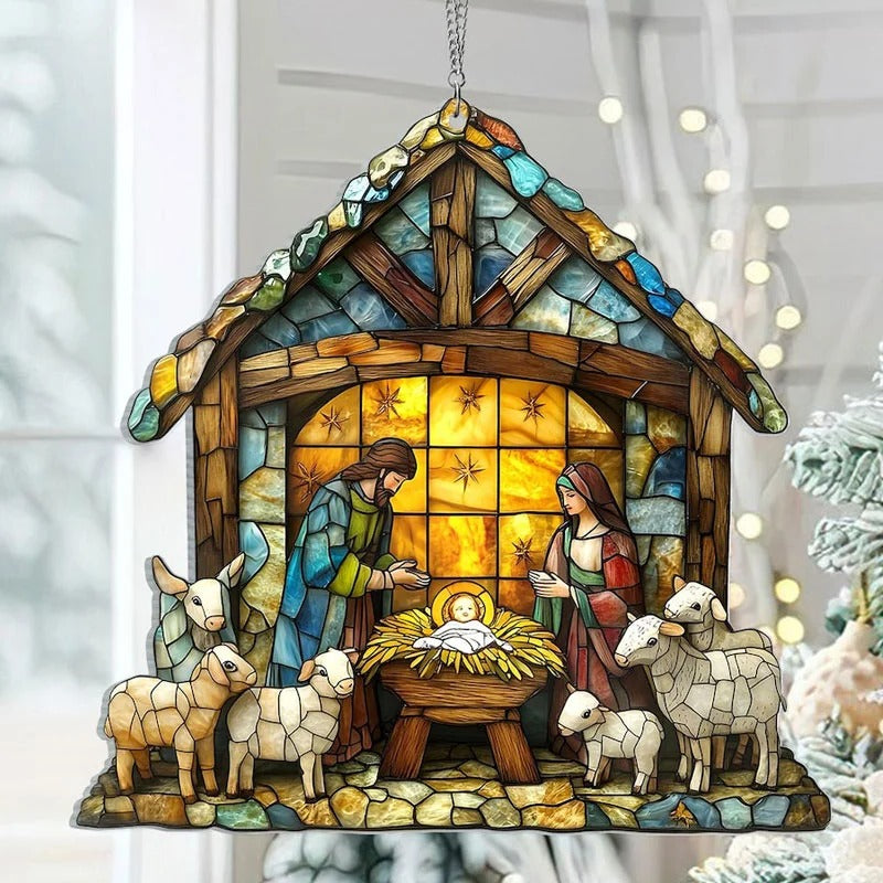Nativity Suncatcher – A Christmas Scene That Glows in Your Window