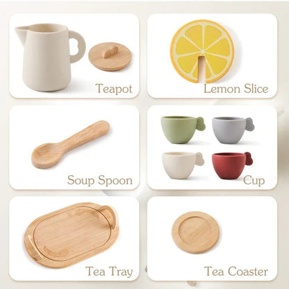 Children's Pretend Afternoon Tea Set With Tray – Tiny Tea Party