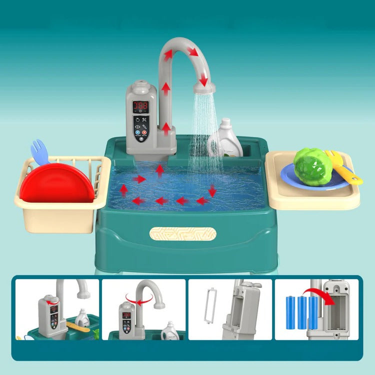 Kids Play Kitchen with Real Flowing Water – The Upgrade That Gets Used Every Day