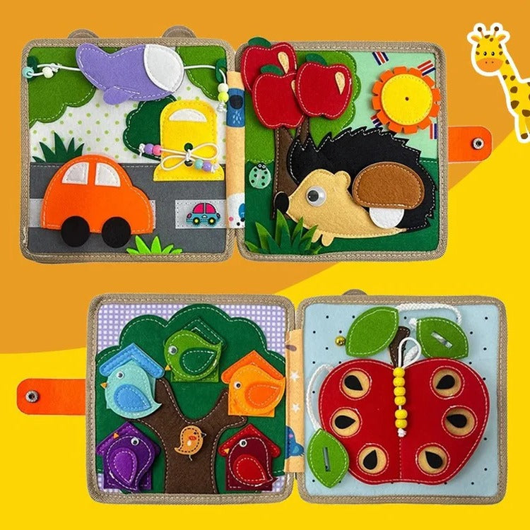Kids Sensory Activity Story Book – Learn by Touching, Exploring & Doing