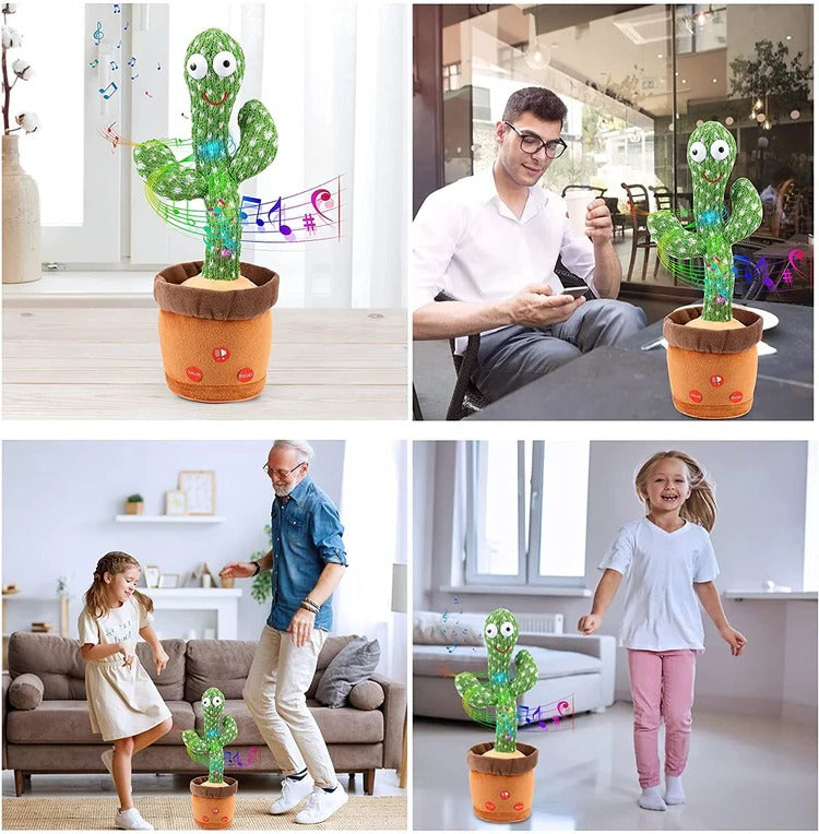 Dancing Cactus Sound-Reactive Toy – It Dances to Whatever It Hears