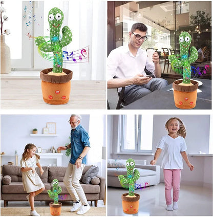 Dancing Cactus Sound-Reactive Toy – It Dances to Whatever It Hears