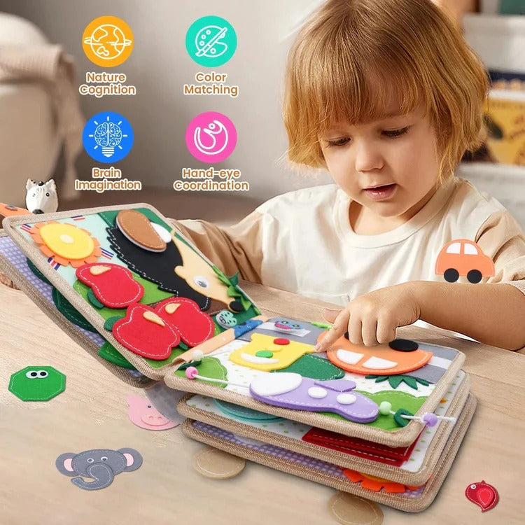 Kids Sensory Activity Story Book – Learn by Touching, Exploring & Doing