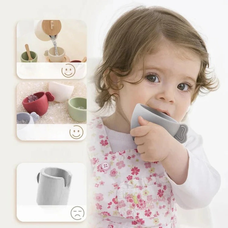 Children's Pretend Afternoon Tea Set With Tray – Tiny Tea Party