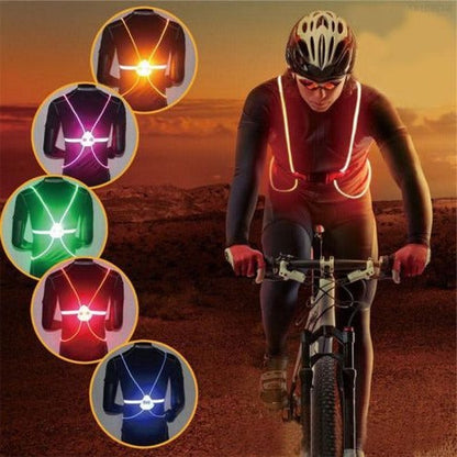 360° Reflective LED Night Vest – Be Seen, Stay Safe