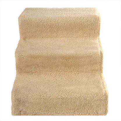 3-Step Portable Dog Stairs – Easy Access to Beds & Tall Furniture