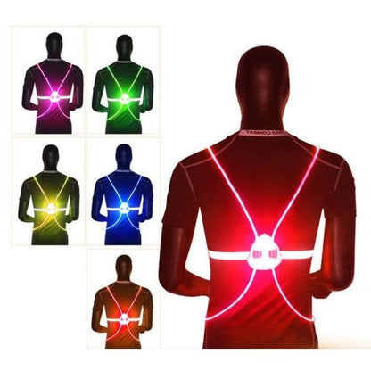 360° Reflective LED Night Vest – Be Seen, Stay Safe