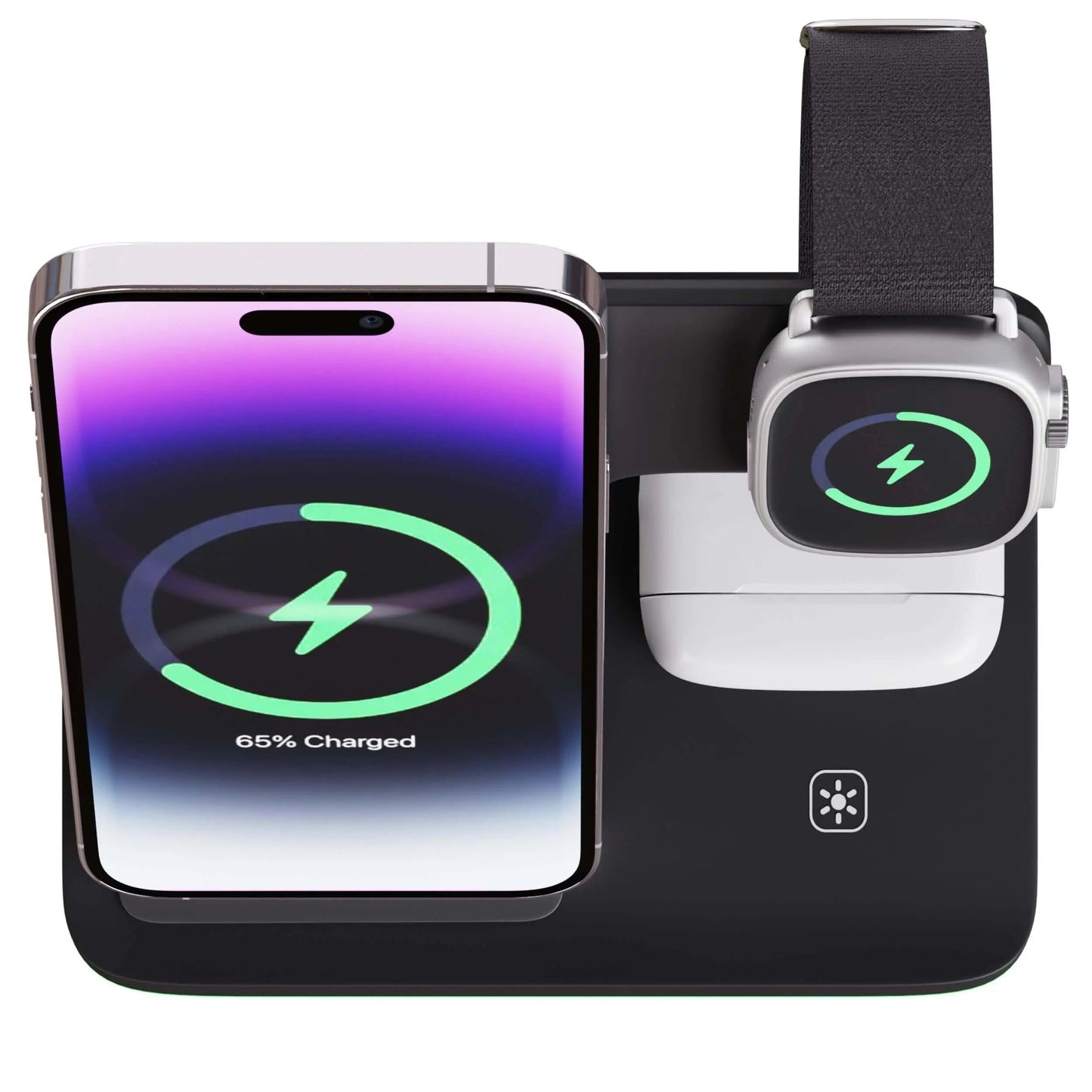 3-in-1 Apple Charger Dock – iPhone, Watch & AirPods, One Elegant Stand