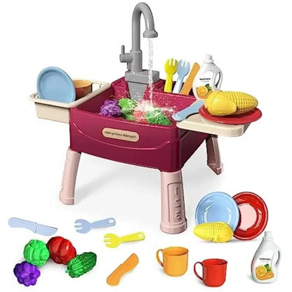 Kids Play Kitchen with Real Flowing Water – The Upgrade That Gets Used Every Day
