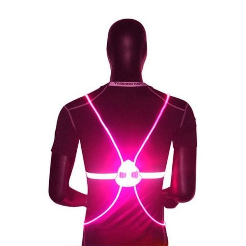 360° Reflective LED Night Vest – Be Seen, Stay Safe