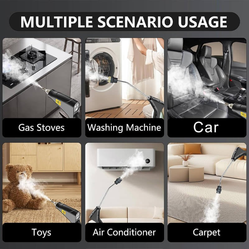 2500W High-Pressure Steam Cleaner with Gloves – Deep Clean, No Chemicals