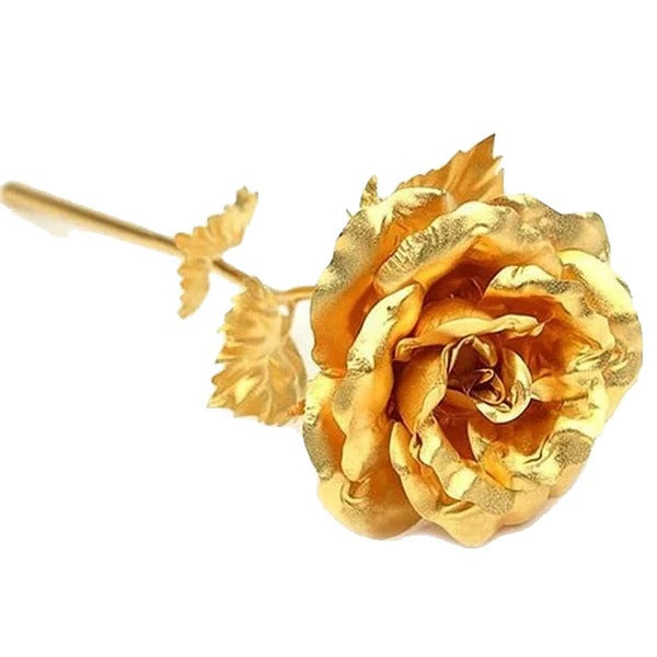 24K Gold-Dipped Real Rose with Gift Box – A Forever Keepsake