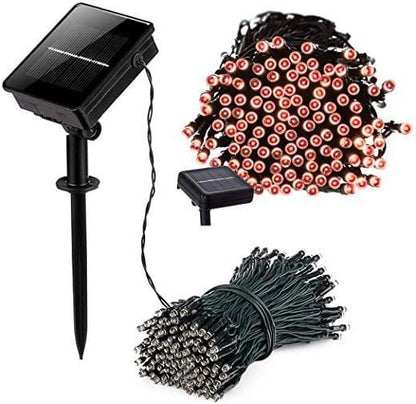 100-LED Solar Fairy Lights (17m) – Effortless Outdoor Glow