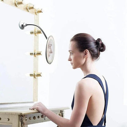 LED 10x Magnifying Mirror – See Every Detail Clearly