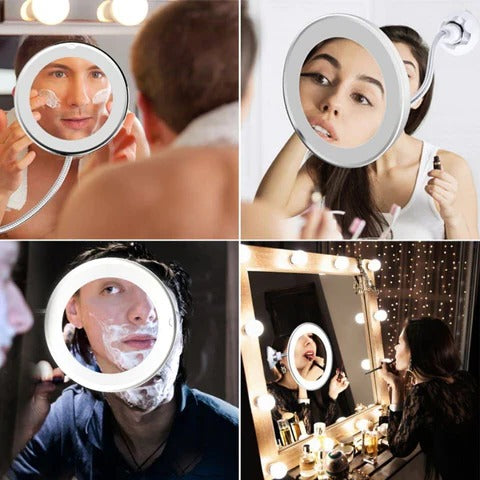 LED 10x Magnifying Mirror – See Every Detail Clearly