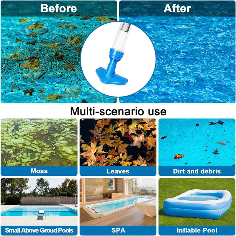 3-in-1 Cordless Pool Vacuum Cleaner – Effortless Pool Maintenance