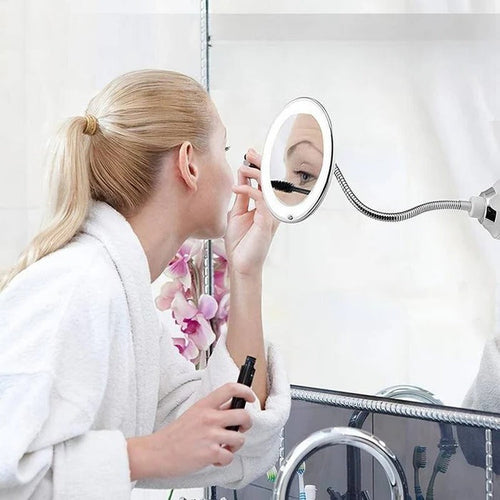 LED 10x Magnifying Mirror – See Every Detail Clearly
