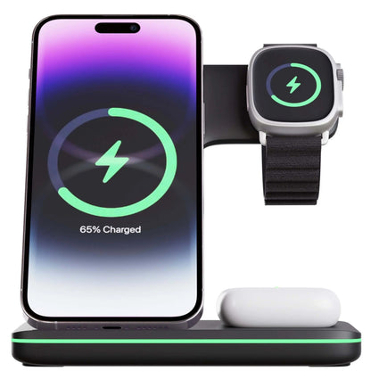 3-in-1 Apple Charger Dock – iPhone, Watch & AirPods, One Elegant Stand