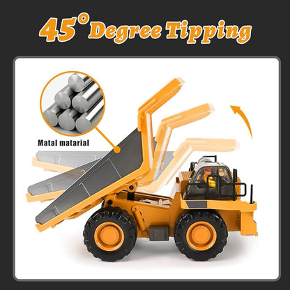4WD RC Construction Truck – Excavator, Bulldozer & Dump, Built Tough