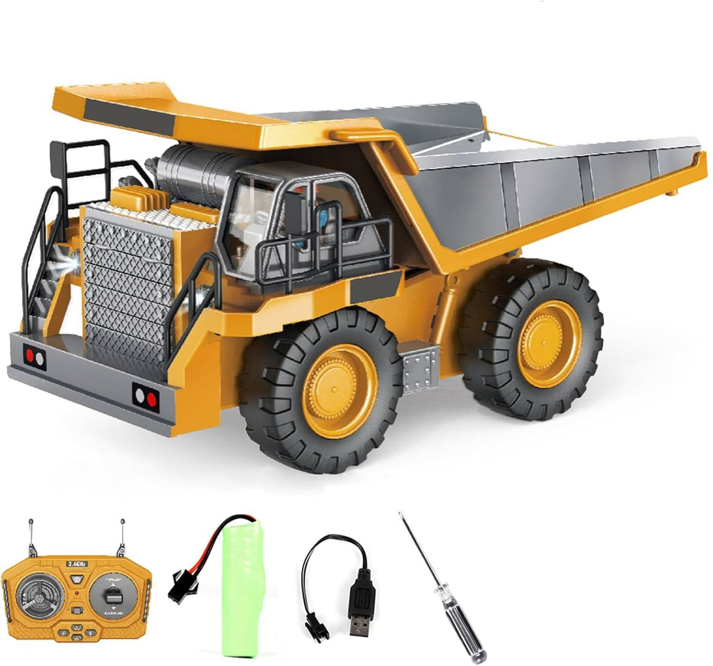 4WD RC Construction Truck – Excavator, Bulldozer & Dump, Built Tough