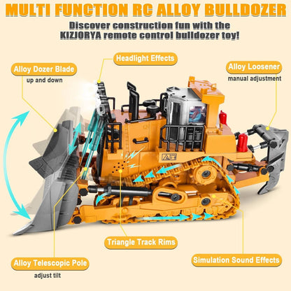 4WD RC Construction Truck – Excavator, Bulldozer & Dump, Built Tough