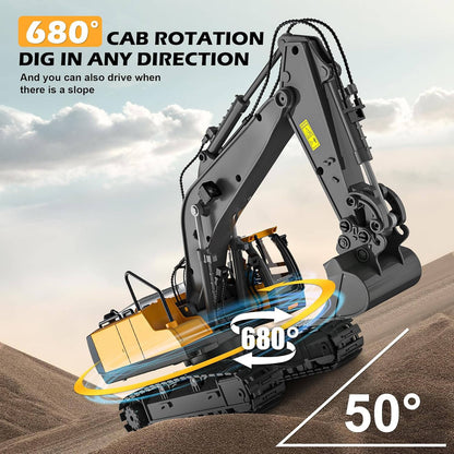 4WD RC Construction Truck – Excavator, Bulldozer & Dump, Built Tough
