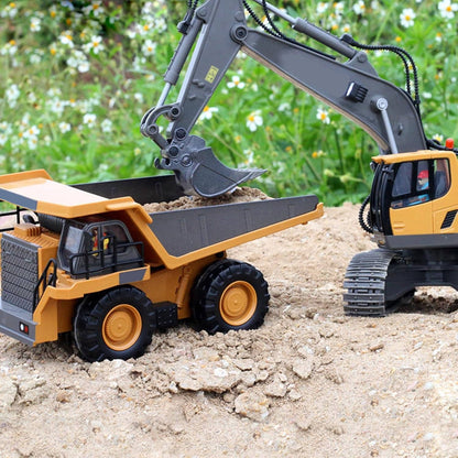 4WD RC Construction Truck – Excavator, Bulldozer & Dump, Built Tough